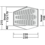 Robens Chaser 3XE, Lightweight 3-Person Tent